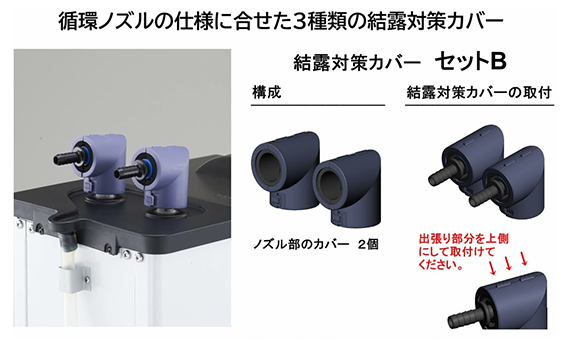 冷却水循環装置用 結露対策カバーのご紹介